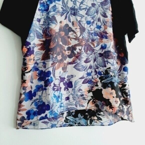 YELLOW BIRD Anthropologie 'Last Act' Floral Blouse Sz S - Picture 4 of 12